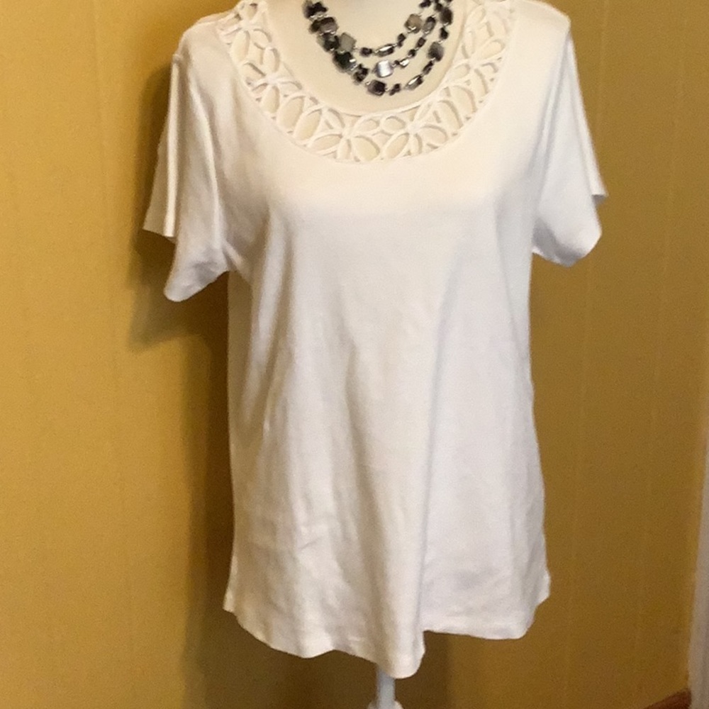 Coldwater Creek cotton knit top